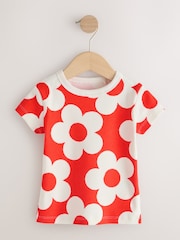Bright Fruit Ribbed Short Sleeve Tops 5 Pack (3mths-7yrs) - Image 6 of 9