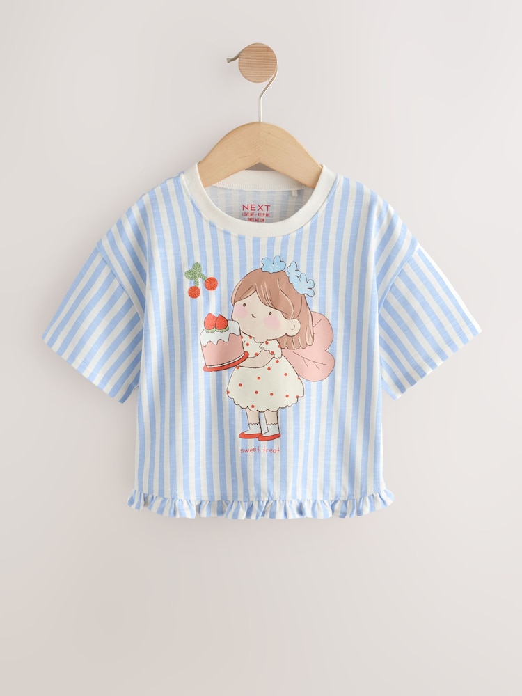 Patchwork Strawberry T-Shirts 4 Pack (3mths-7yrs) - Image 2 of 8