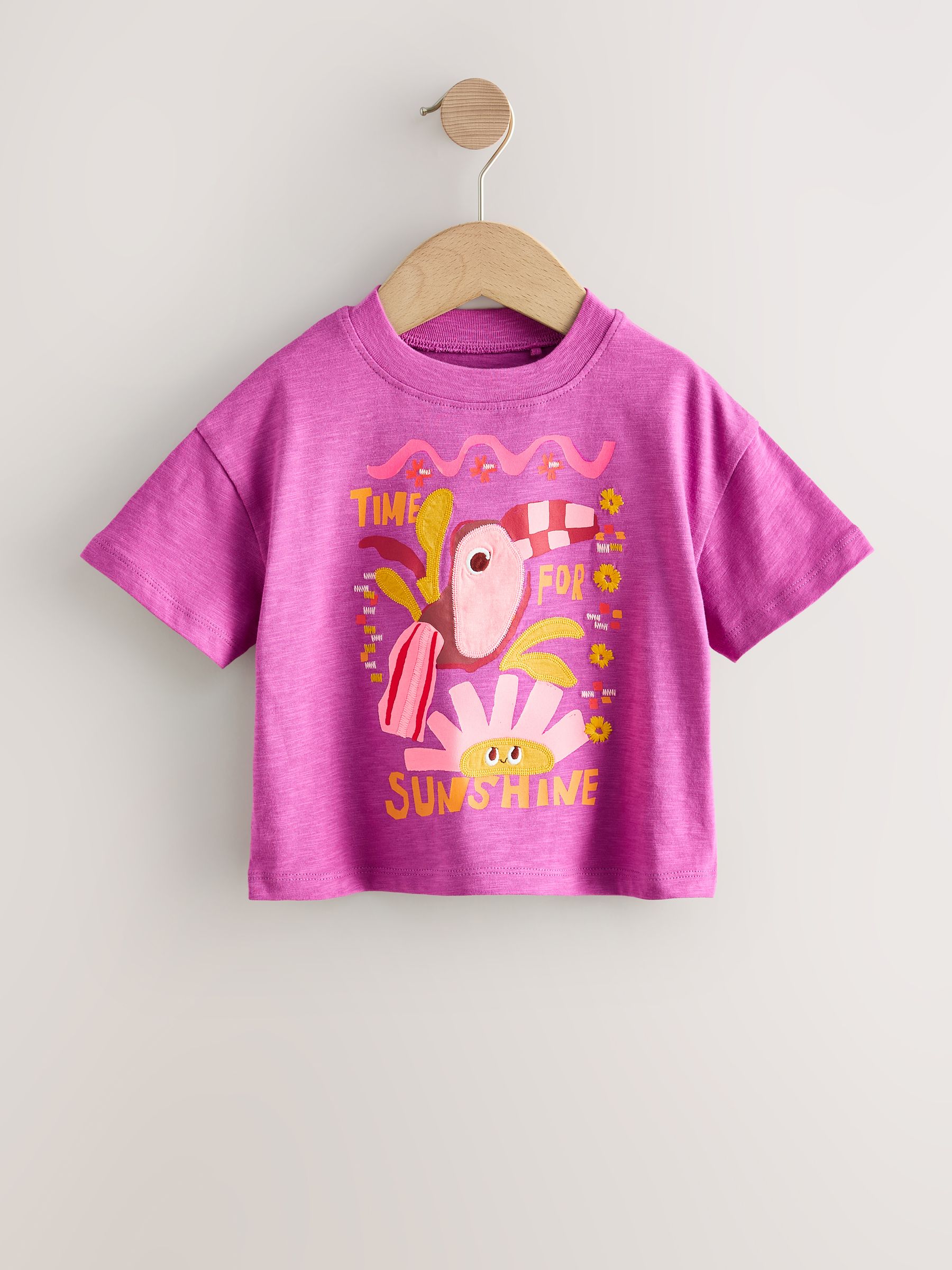 Buy Orange/Purple T-Shirts 4 Pack (3mths-7yrs) from the Next UK online shop