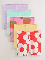 Bright Fruit Cycle Shorts 5 Pack (3mths-7yrs) - Image 1 of 9