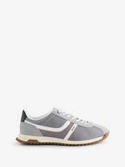 BOSS Grey Zayn Logo Trainers - Image 1 of 1