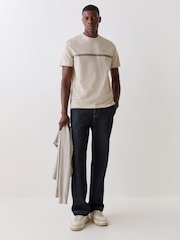 BOSS Cream Logo Regular-Fit Active T-Shirt - Image 3 of 6