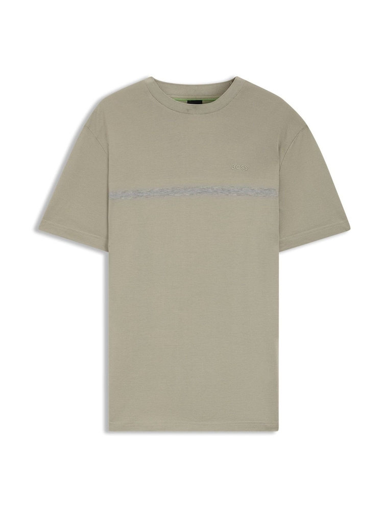 BOSS Cream Logo Regular-Fit Active T-Shirt - Image 6 of 6