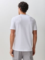 BOSS White Logo Regular-Fit T-Shirt - Image 2 of 5