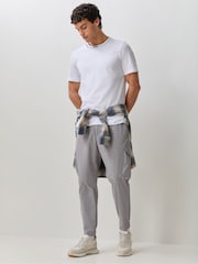 BOSS White Logo Regular-Fit T-Shirt - Image 3 of 5