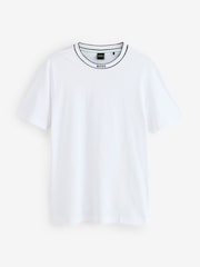 BOSS White Logo Regular-Fit T-Shirt - Image 5 of 5