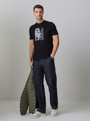 BOSS Black Graphic Regular-Fit T-Shirt - Image 2 of 4