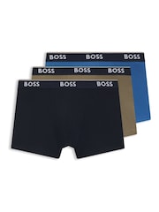 Azul claro - Pacote de cuecas boxer BOSS Power Logo 3 - Imagem 1 de 1