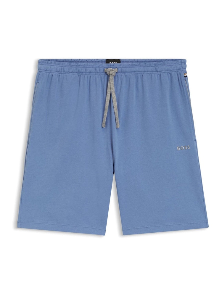 BOSS Blue Regular-Fit Logo Stretch Shorts - Image 1 of 1 BOSS Blue Regular-Fit Logo Stretch Shorts - Image 1 of 1