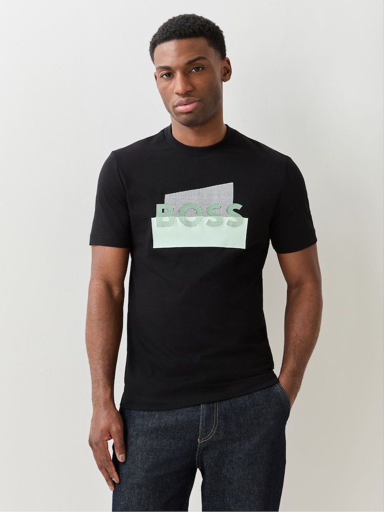 BOSS Black Graphic Regular-Fit T-Shirt - Image 1 of 6