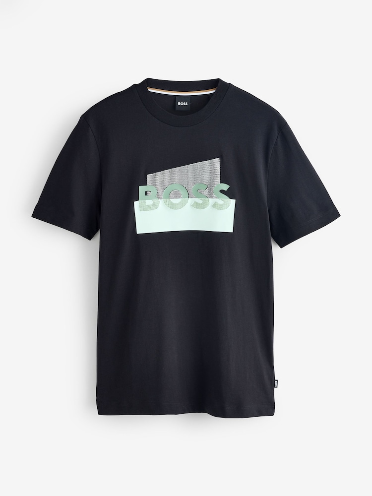 BOSS Black Graphic Regular-Fit T-Shirt - Image 6 of 6
