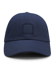 BOSS Blue Derrel 100% Cotton Logo Cap - Image 2 of 2