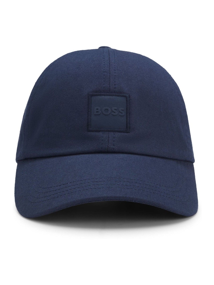 BOSS Blue Derrel 100% Cotton Logo Cap - Image 2 of 2 BOSS Blue Derrel 100% Cotton Logo Cap - Image 2 of 2