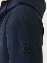 BOSS Blue Cireno Logo Regular-Fit Hooded Jacket - Image 4 of 4
