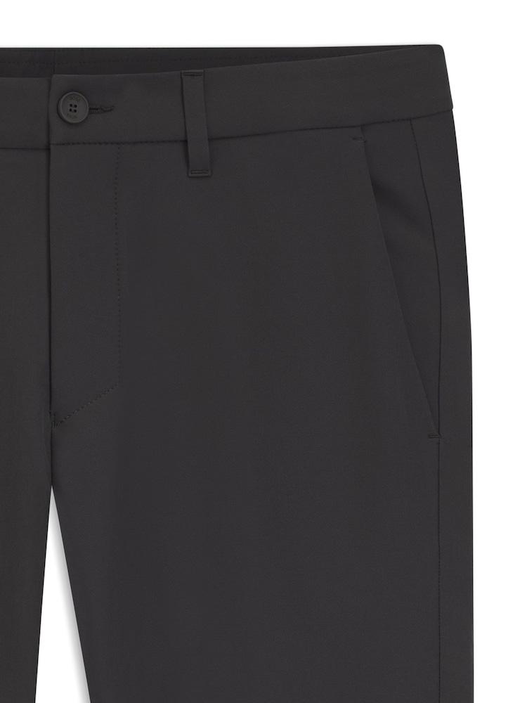 BOSS Grey Slim-Fit Commuter Trousers - Image 6 of 6
