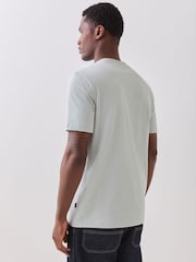 Vert clair - T-shirt BOSS graphique coupe régulière - Image 4 de 7