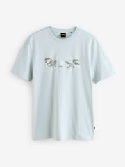 Vert clair - T-shirt BOSS graphique coupe régulière - Image 7 de 7