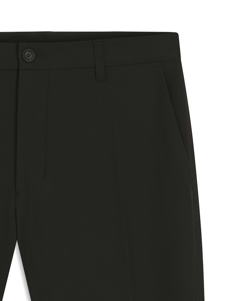 BOSS Black Pleated Detail Tapered Fit Chino Trousers - Image 2 of 2 BOSS Black Pleated Detail Tapered Fit Chino Trousers - Image 2 of 2