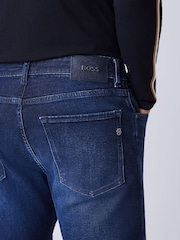 BOSS Blue Re.Maine Regular-Fit Stretch Denim Jeans - Image 4 of 6