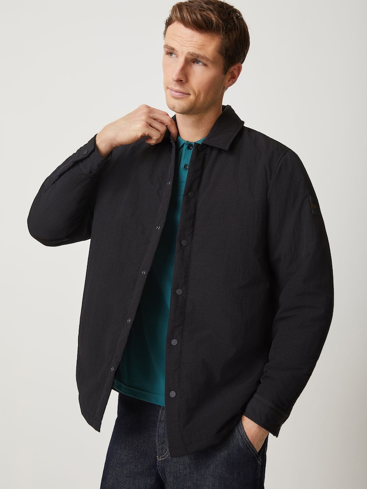 BOSS Black Locky Regular-Fit Overshirt - Image 1 of 4