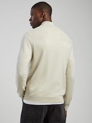 BOSS Cream Momentum Textured Detail Logo Jumper - Image 3 of 4