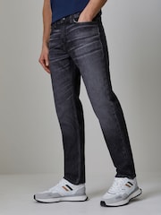 BOSS Grey Re.Maine Regular-Fit Stretch Denim Jeans - Image 1 of 4