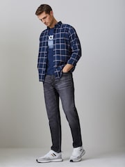 BOSS Grey Re.Maine Regular-Fit Stretch Denim Jeans - Image 2 of 4