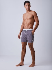 BOSS Grey Starfish Quick Dry Swim Shorts - Image 2 of 5