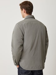 Grau - BOSS Locky Regular-Fit Overshirt - Bild 3 von 4