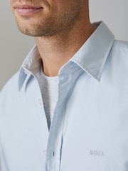 BOSS Grey Relegant Regular-Fit Shirt - Image 4 of 4