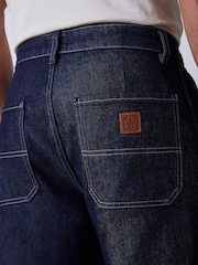 BOSS Blue Loose Fit Denim Jeans - Image 5 of 7