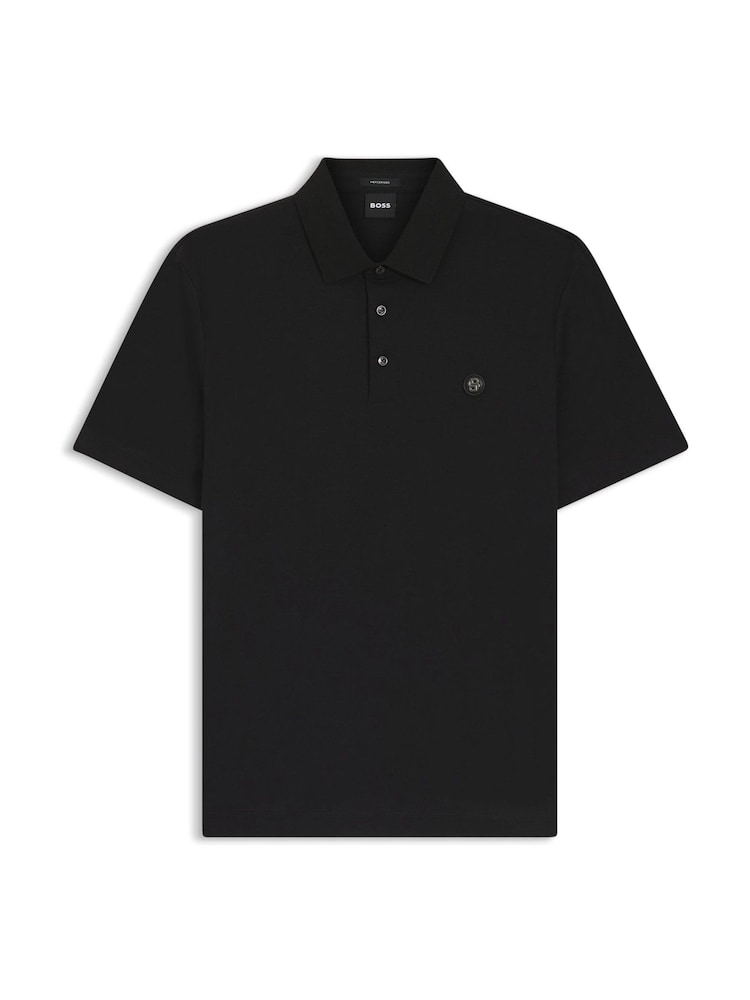 BOSS Black Parris Regular-Fit Logo Polo Shirt - Image 6 of 6 BOSS Black Parris Regular-Fit Logo Polo Shirt - Image 6 of 6