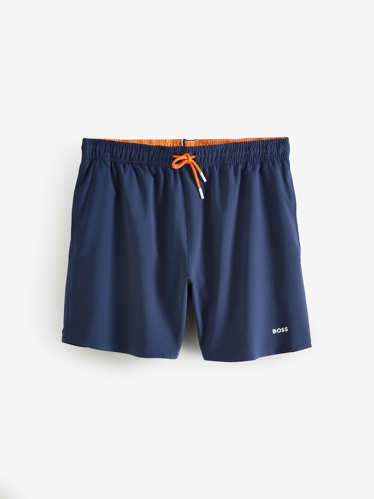 BOSS Blue Tio Logo Swim Shorts - Image 5 of 5 BOSS Blue Tio Logo Swim Shorts - Image 5 of 5