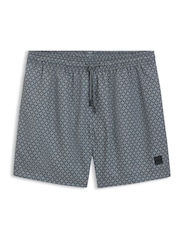 BOSS Grey Vibe Printed Swim Shorts - Image 1 of 1