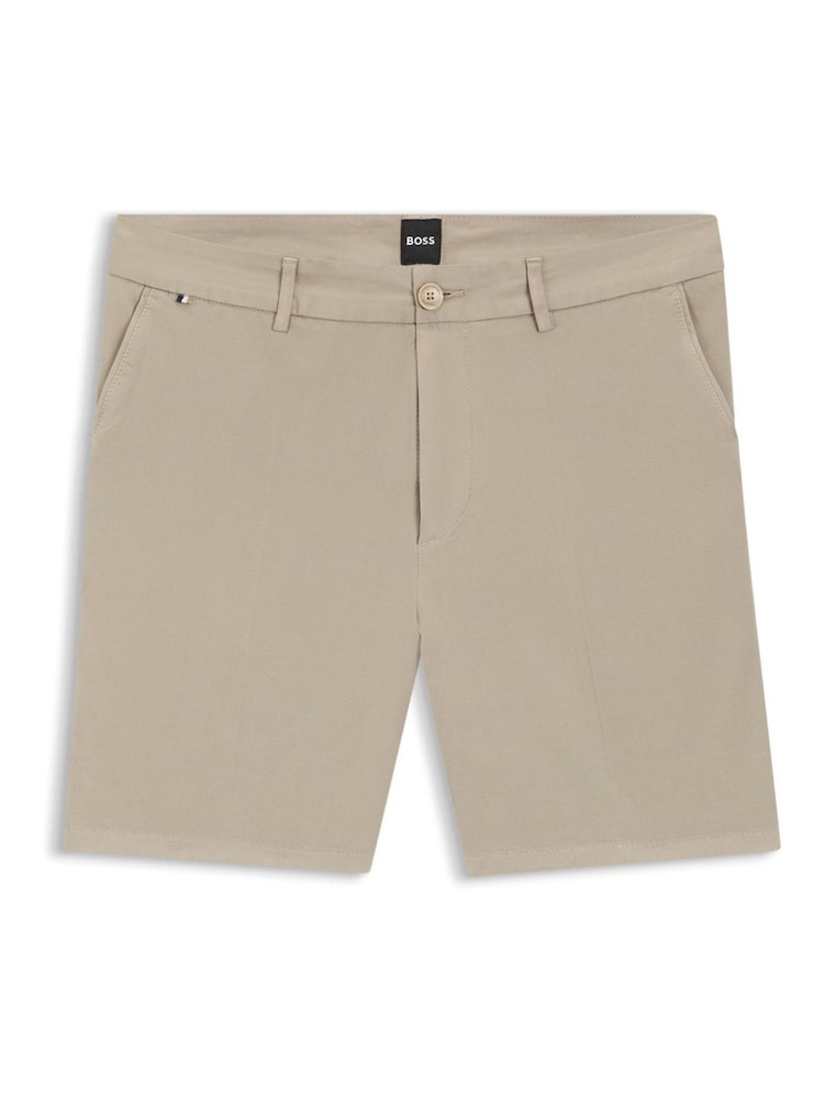 BOSS Cream Kane Shorts - Image 1 of 2 BOSS Cream Kane Shorts - Image 1 of 2