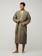 BOSS Green Waffle Logo Robe - Image 1 of 5