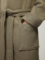 BOSS Green Waffle Logo Robe - Image 4 of 5