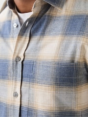 BOSS Blue Owen Check Overshirt - Image 4 of 6