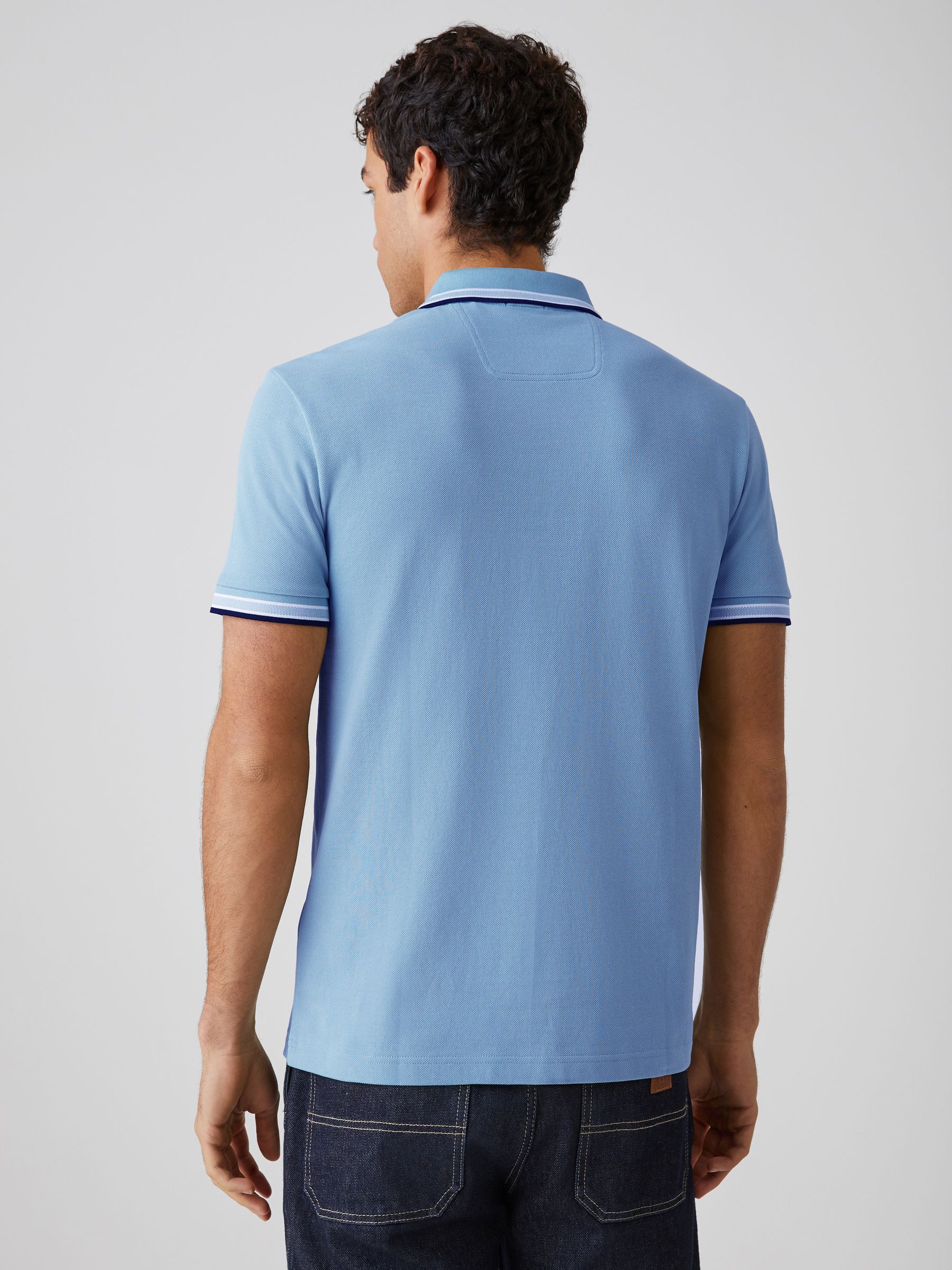 Buy BOSS Blue Ocean Regular Fit Short Sleeve Paddy Polo Shirt from
