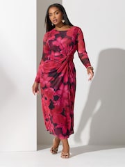 Rosa - Yours Curve London Side Knot Dress - Imagem 1 de 5