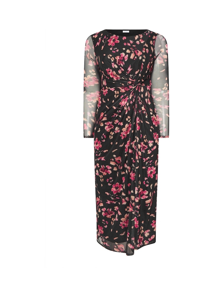 Preto - Yours Curve London Side Knot Dress - Imagem 5 de 5