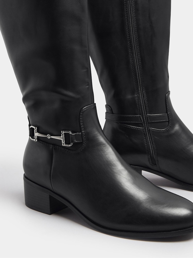 أسود - Long Tall Sally Metal Trim Riding Boots - صورة 5 من 5 أسود - Long Tall Sally Metal Trim Riding Boots - صورة 5 من 5