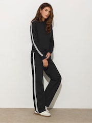 Long Tall Sally Black Side Stripe Sweatshirt - Image 2 of 5