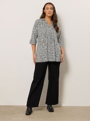 Evans Pintuck Henley T-Shirt - Image 2 of 5