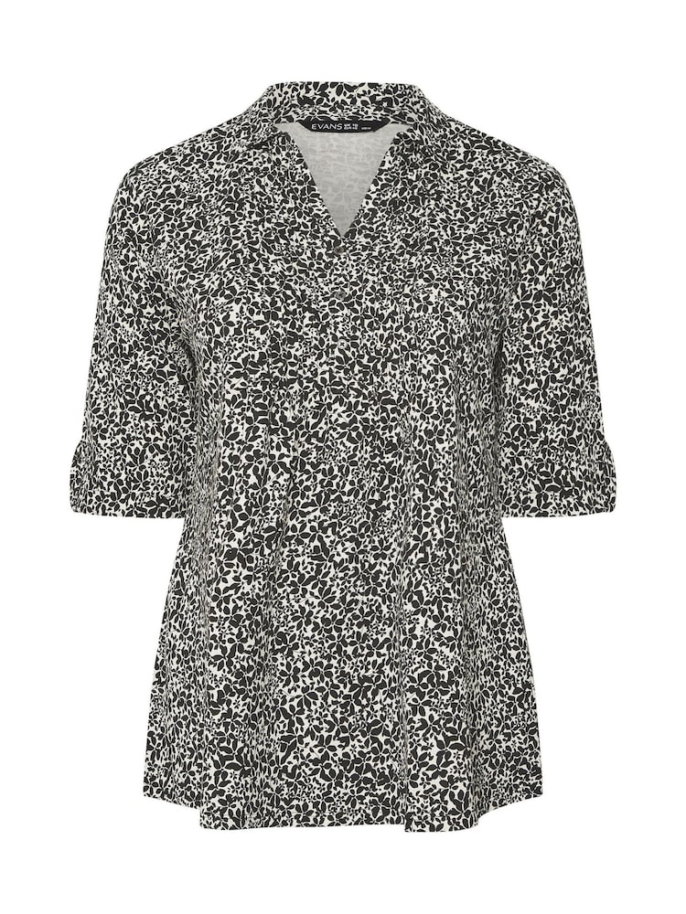 Evans Pintuck Henley T-Shirt - Image 5 of 5