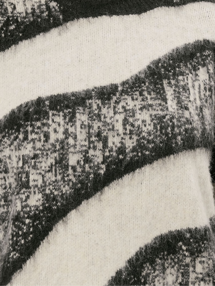 Evans Animal Brushed Black Jumper - Image 6 of 6 Evans Animal Brushed Black Jumper - Image 6 of 6