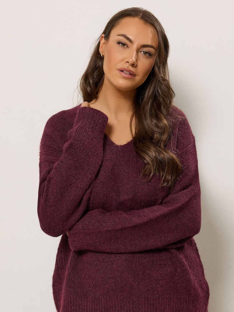 Evans V-Neck Jumper - Image 1 of 5 Evans V-Neck Jumper - Image 1 of 5