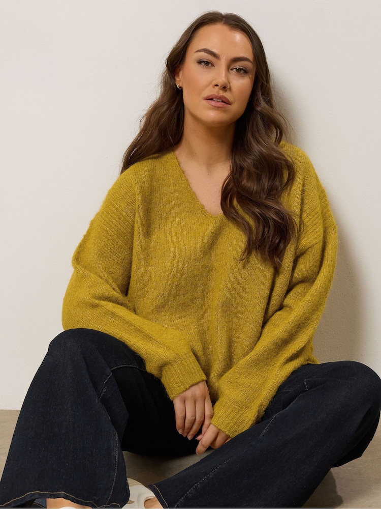 Evans V-Neck Jumper - Image 1 of 6 Evans V-Neck Jumper - Image 1 of 6
