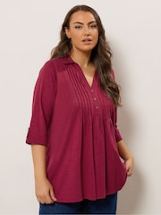 Evans Pintuck Henley T-Shirt - Image 1 of 5
