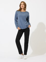 M&Co Blue Pearl Studded Jumper - Image 2 of 5